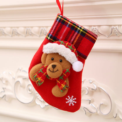 Santa Claus Socks Christmas Tree Pendant