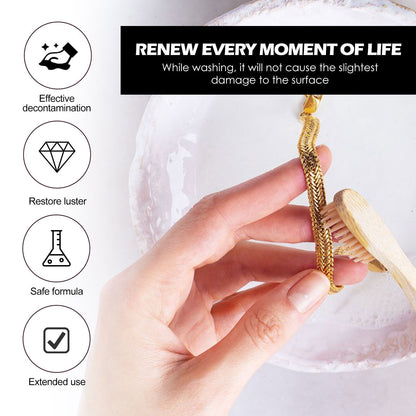 Jewelry Cleaner Cleaning Jewelry Metal Liquid Diamond Necklace Rust And Ash Removal Care Solution