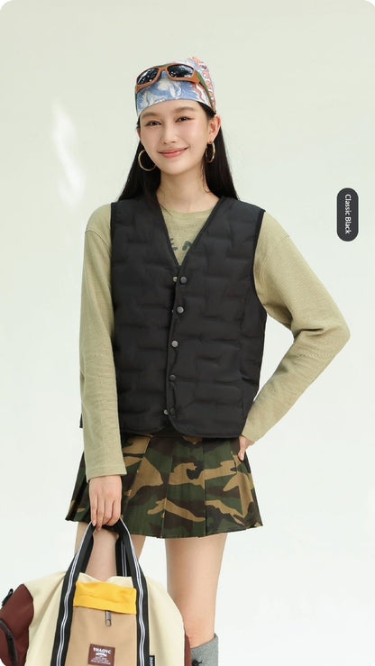 Down-filled Vest For Outdoor Wear Waterproof Womens Waistcoat