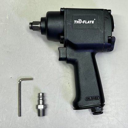 TRU-FLATE Short Body Stubby Impact W/ HI FLO Included 1/2" Black 25-513 25-313