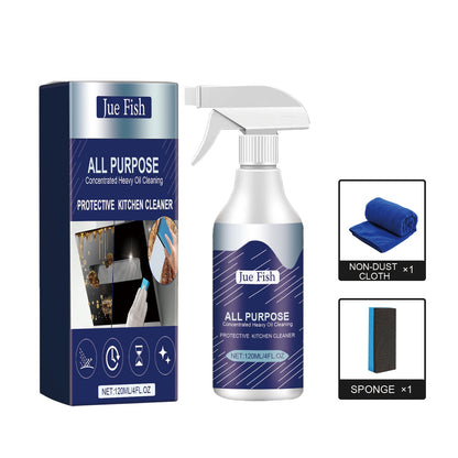 Protective Kitchen Cleaner, Range Hood Kitchenware Heavy Oil Cleaning Strong Decontamination
