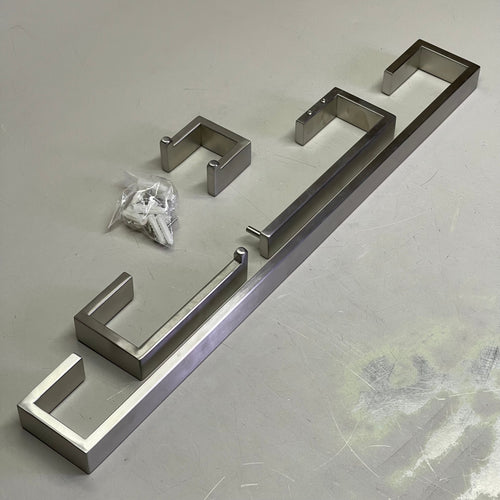 Bathroom Accessory Set (Towel Bar, Robe Hook, & More!) Nickel