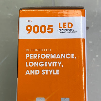 SYLVANIA (2 PACK)LED Fog & Powersports Bulb 12.8V DC 6000K Cool White 9005SL.BX2