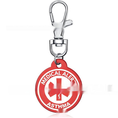 Personalized Aluminum Alloy Medical-Style Keychain