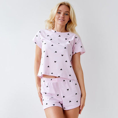 Women's Printed Two-Piece Loungewear Set