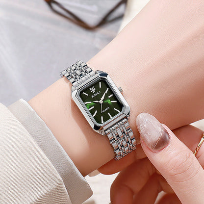 Square Ladies' Steel-band Watch