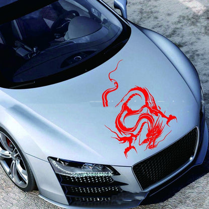 Car sticker modification front end