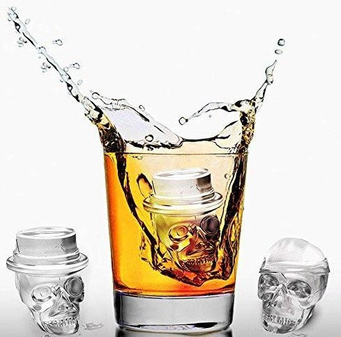 3D Skull Silicone Mold for Ice, Soap, and Chocolate
