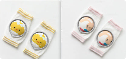 Baby Knee Pads Cartoon Accessories Doll Elbow Pads Baby Learning Set