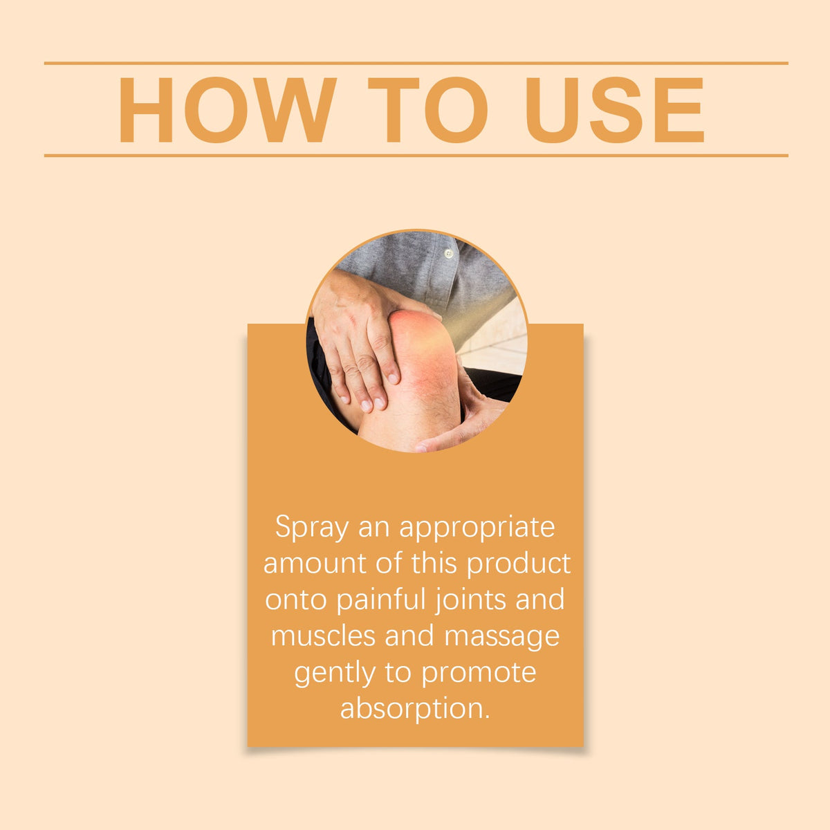 Joint Care Spray Body Shoulder Leg Joint Comfort Massage Daily Body Care Spray