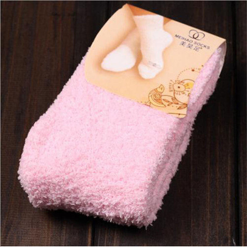 Warm feet on bed household warm socks