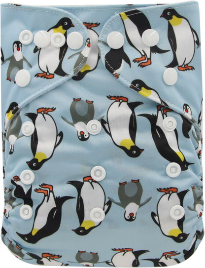 Washable Baby Cloth Diaper Breathable Diaper Pants 0-3 Years Old Baby Adjustable Diaper Leak-proof Diaper