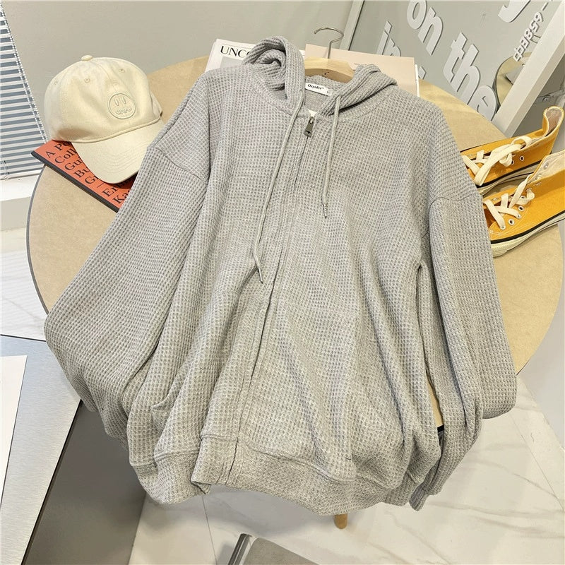Wafffle Knit Hoodie