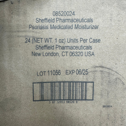 SHEFFIELD Psoriasis Relief Medicated Moisturizer 1 oz 06/25