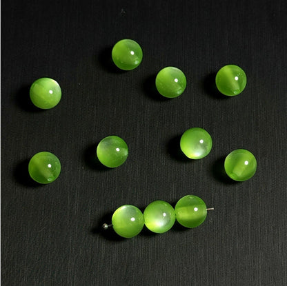 Resin Beads Cat Eye Round Beads Ornament