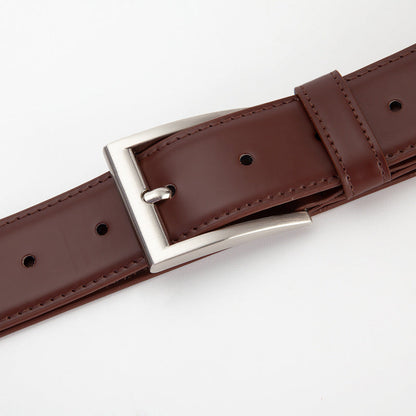 Mens Casual All Matching Leather Belt
