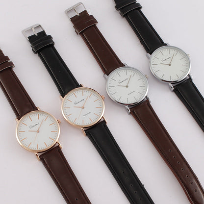 Ultra-thin Minimalist Leather Belt For Men