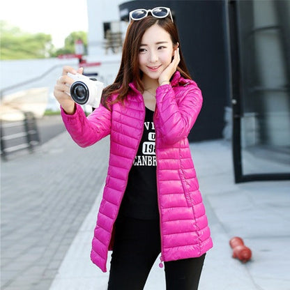 Womens Stylish Casual Slim-fit Cotton-padded Jacket