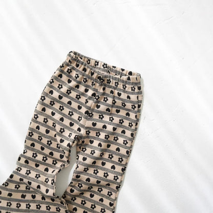 Printed Trendy Flared Pants For Kids