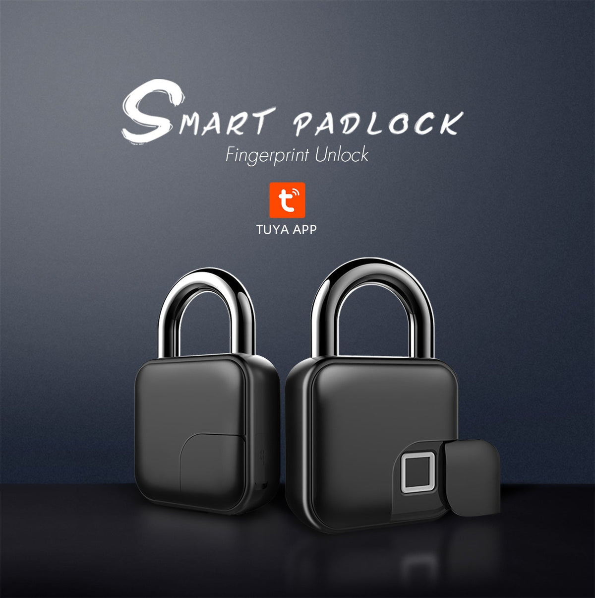 Smart Bluetooth Fingerprint Padlock Anti Theft