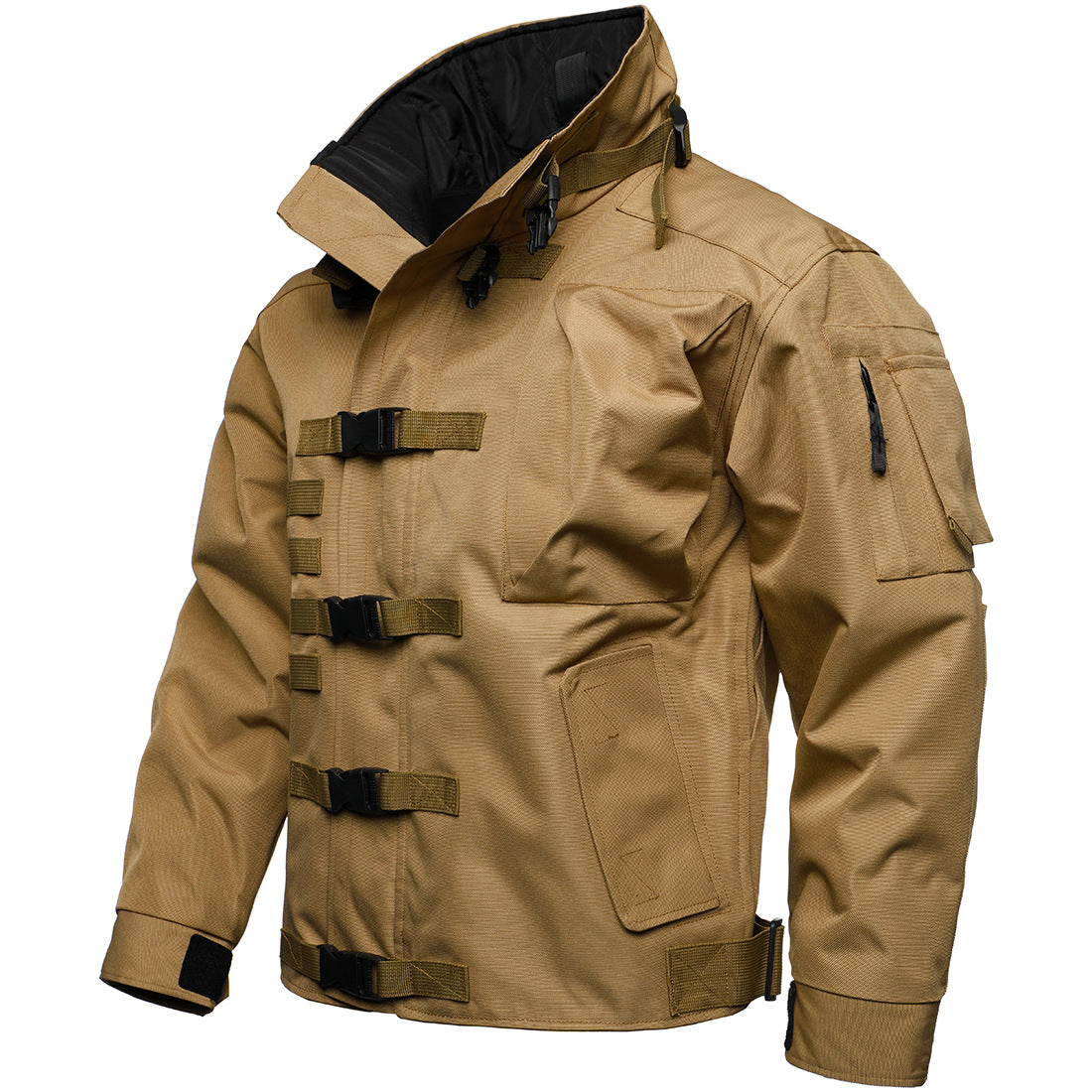 Outdoor Windproof And Water-resistant Wide-fit Shell Jacket