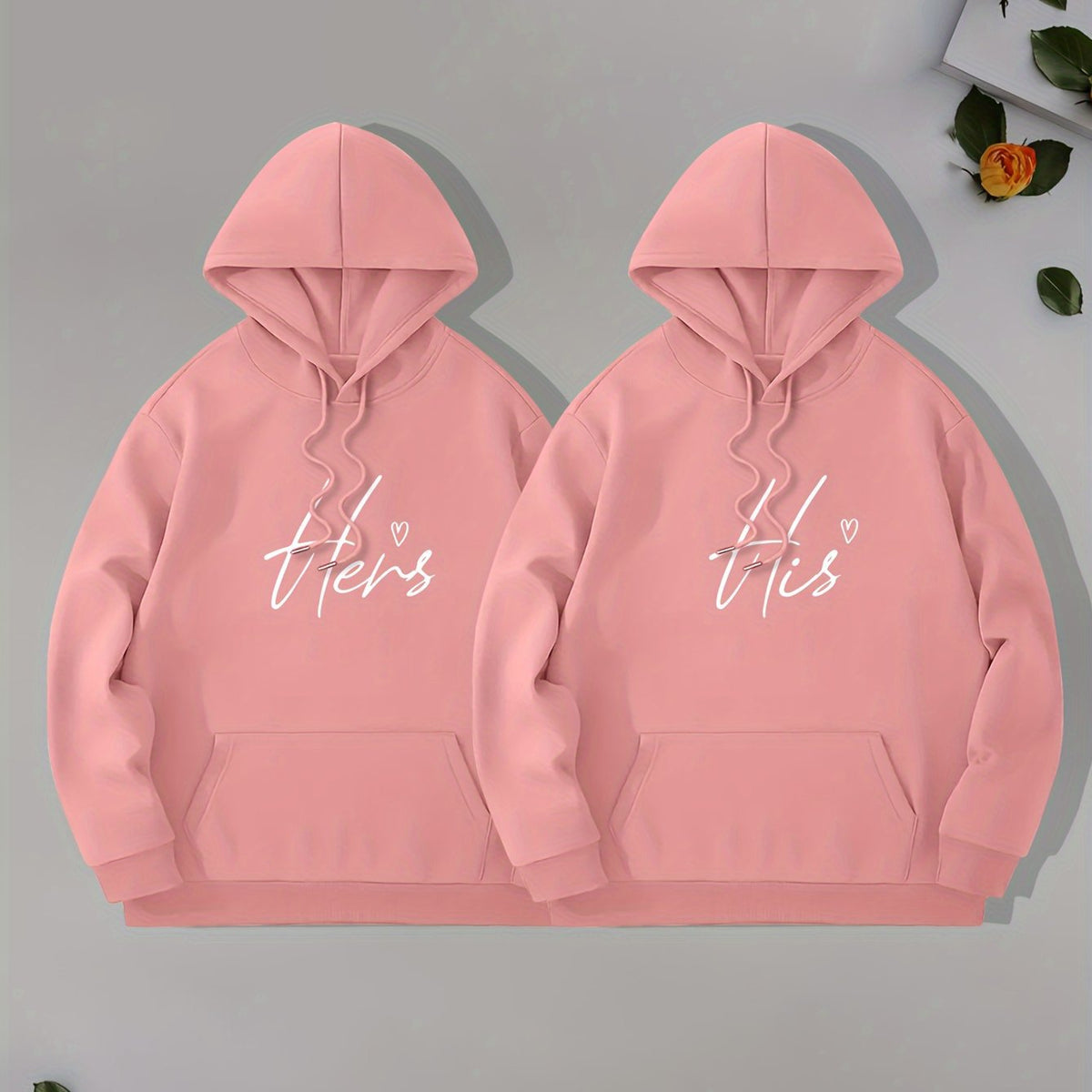 Stylish Casual Loose-fitting Unisex Hoodie For Couples