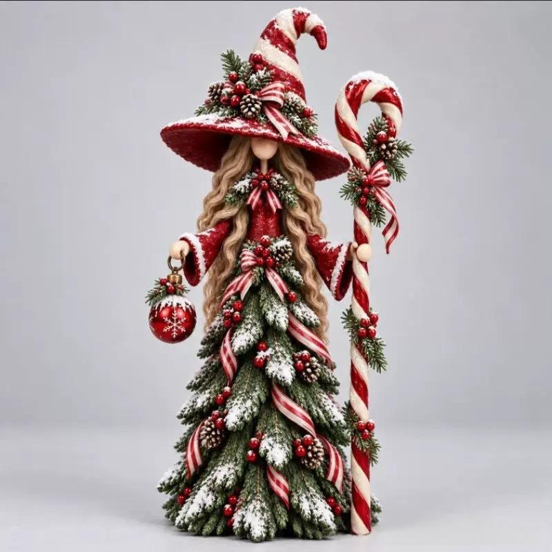 Witch Figurines Christmas Table Decorations