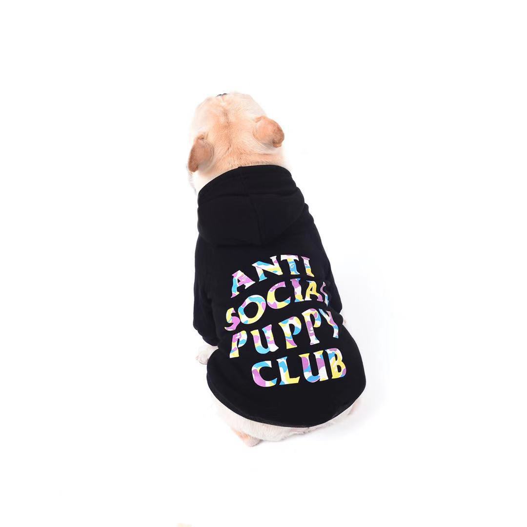 Plush Hooded Pet Dog Sweater Clothes
