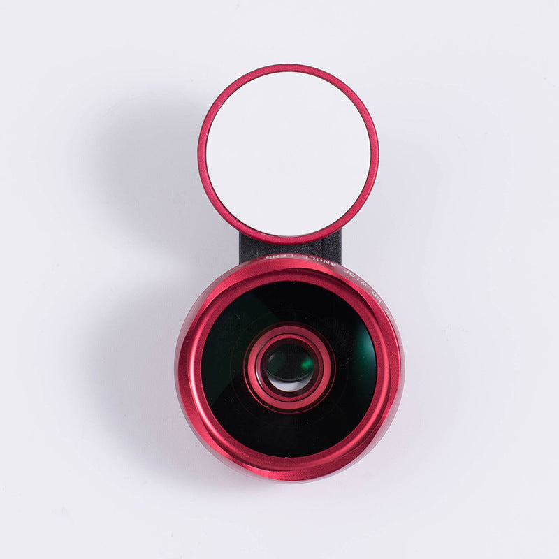 The new external generic mobile phone camera lens wide-angle colorful lights on the beauty of self artifact