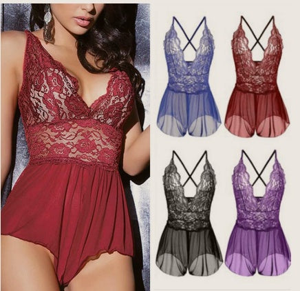 Sexy lace sleepwear