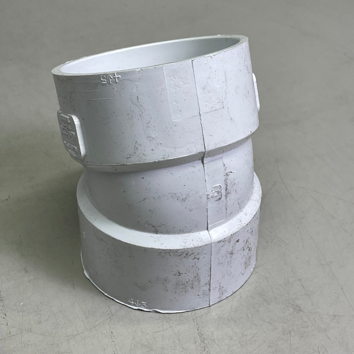 GENOVA (4-PACK) Schedule 30 PVC Hub Elbow 3" x 3" 22.5 Degree G60830