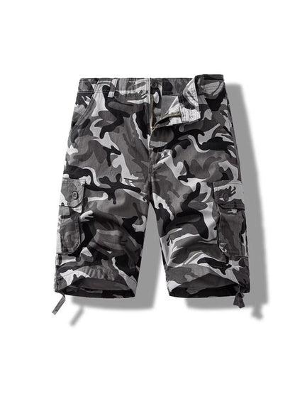 Foreign Trade All-cotton Multi-pocket Work Shorts