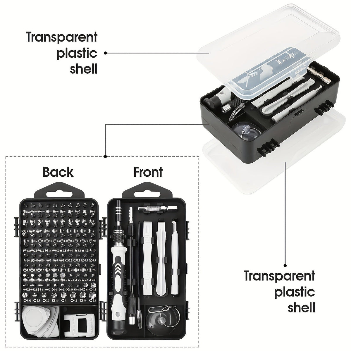 Screwdriver Tool Set Repair And Disassembly Tool Household Multi-function Manual