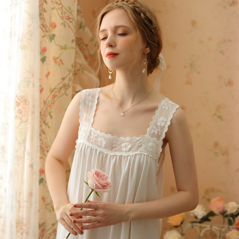 Sleepwear Sleeveless Length Loose And Comfortable