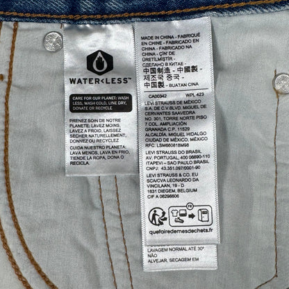 LEVIS Recrafted Icon Skirt Mid Rise Original Women's Sz 31 Novel Notion Med Wash