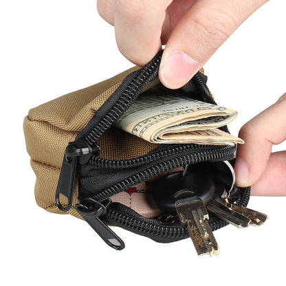 Canvas Bluetooth Headset Package Mini Coin Purse Coin