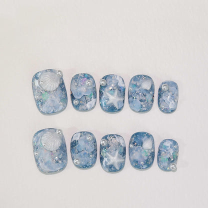 Handmade Short-style Press-on Nails