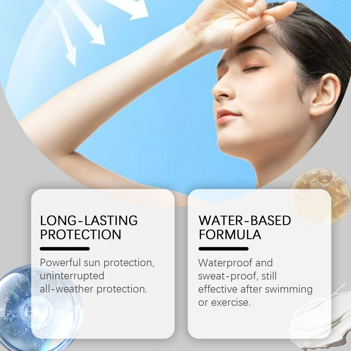 Moisturizing Protective Cream For Outdoor Uv Protection Refreshing Moisturizing And Brightening Care Cream For Skin