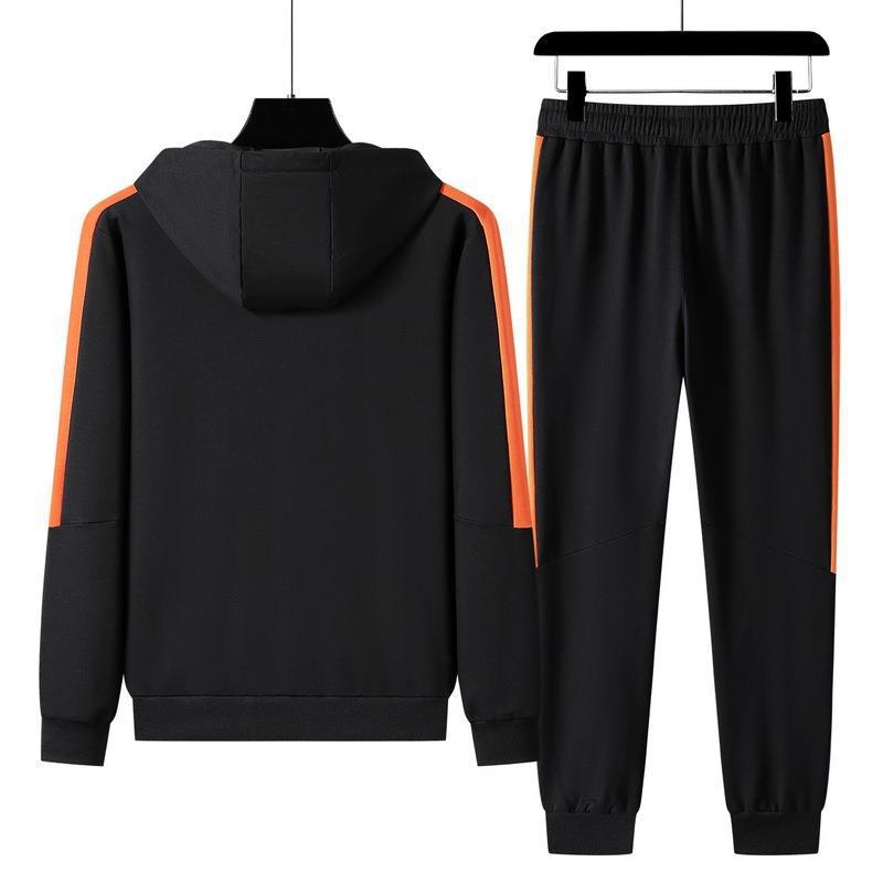 Morning Run Workout Autumn Men Leisure Set Hooded