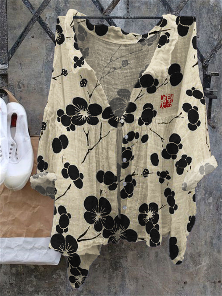 Amazon Cross-Border Avatar Print Women's Shirt