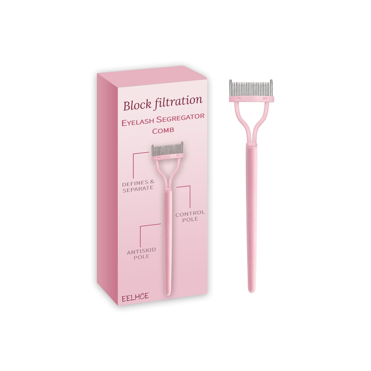 Eyelash Filter Separator Comb Eyelash Multi-Function Brush To Remove Eyelash Clumps Sticky Curl