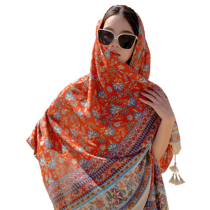 Summer Shawl Sun-protection Comfortable And Breathable Scarf