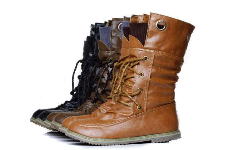 Soft leather motorcycle booties