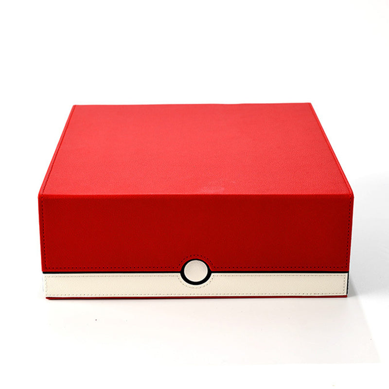 2025 New 4 - Row Card Holder. Large - capacity, Patchwork. Holds 3000+ Naked Cards. PU Leather