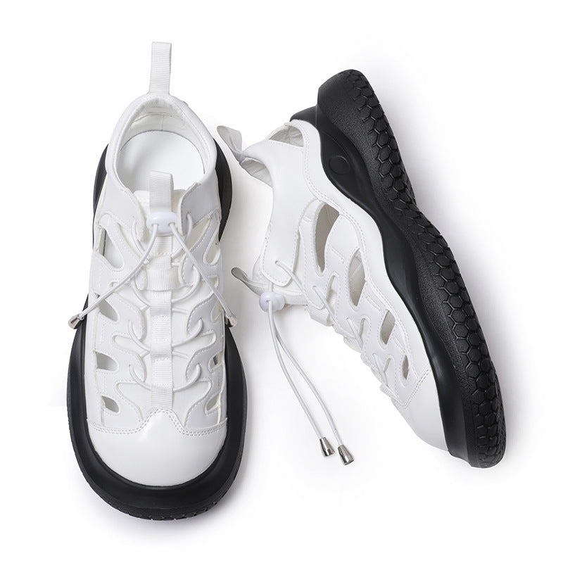 Closed Toe Platform Sports Sandals