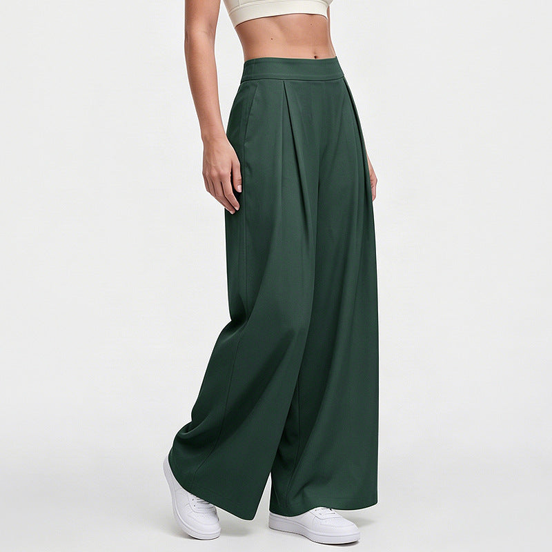 Straight-leg Wide-leg Athletic Pants For Women Casual And Versatile For Outdoor Wear