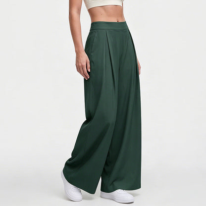 Straight-leg Wide-leg Athletic Pants For Women Casual And Versatile For Outdoor Wear