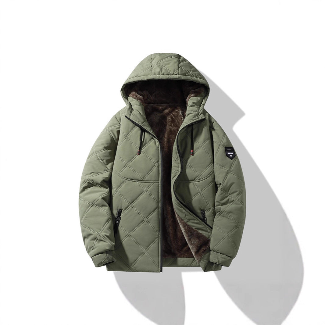 Casual Relaxed-fit Coat For Commuting Trendy Versatile Padded Cotton Jacket