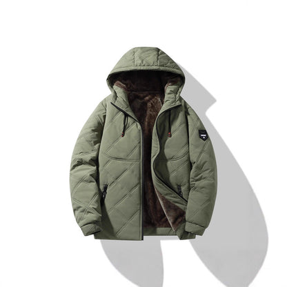 Casual Relaxed-fit Coat For Commuting Trendy Versatile Padded Cotton Jacket