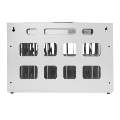 16 Bay Charging Cabinet for Laptop Chromebook Locking Charging Station-WHITE